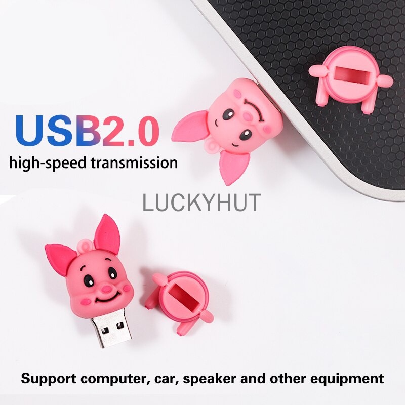 Usb Dung Lượng 128GB 1GB 8GB 16GB 32GB 64GB 1TB Hình Động Vật Dễ Thương
