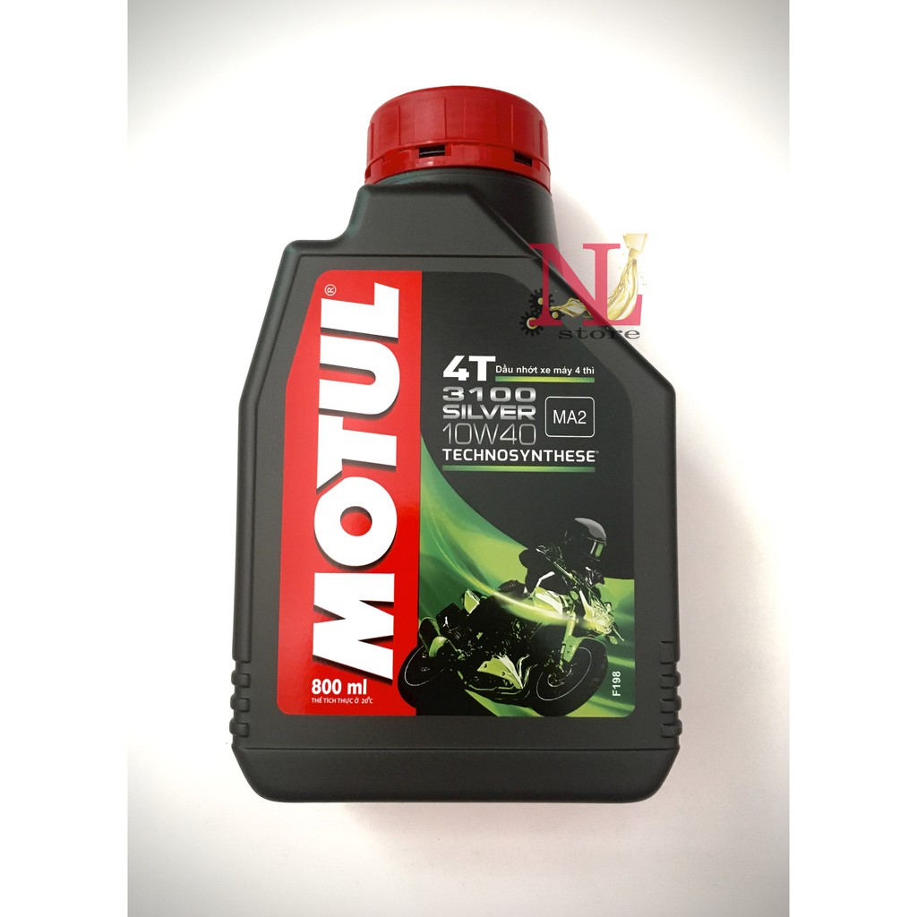 Dầu nhớt Motul Sliver 3100 0.8 lít, Motul Sliver, Nhớt xe số, Nhớt xe côn tay, exciter, winner, Fz, Raider...