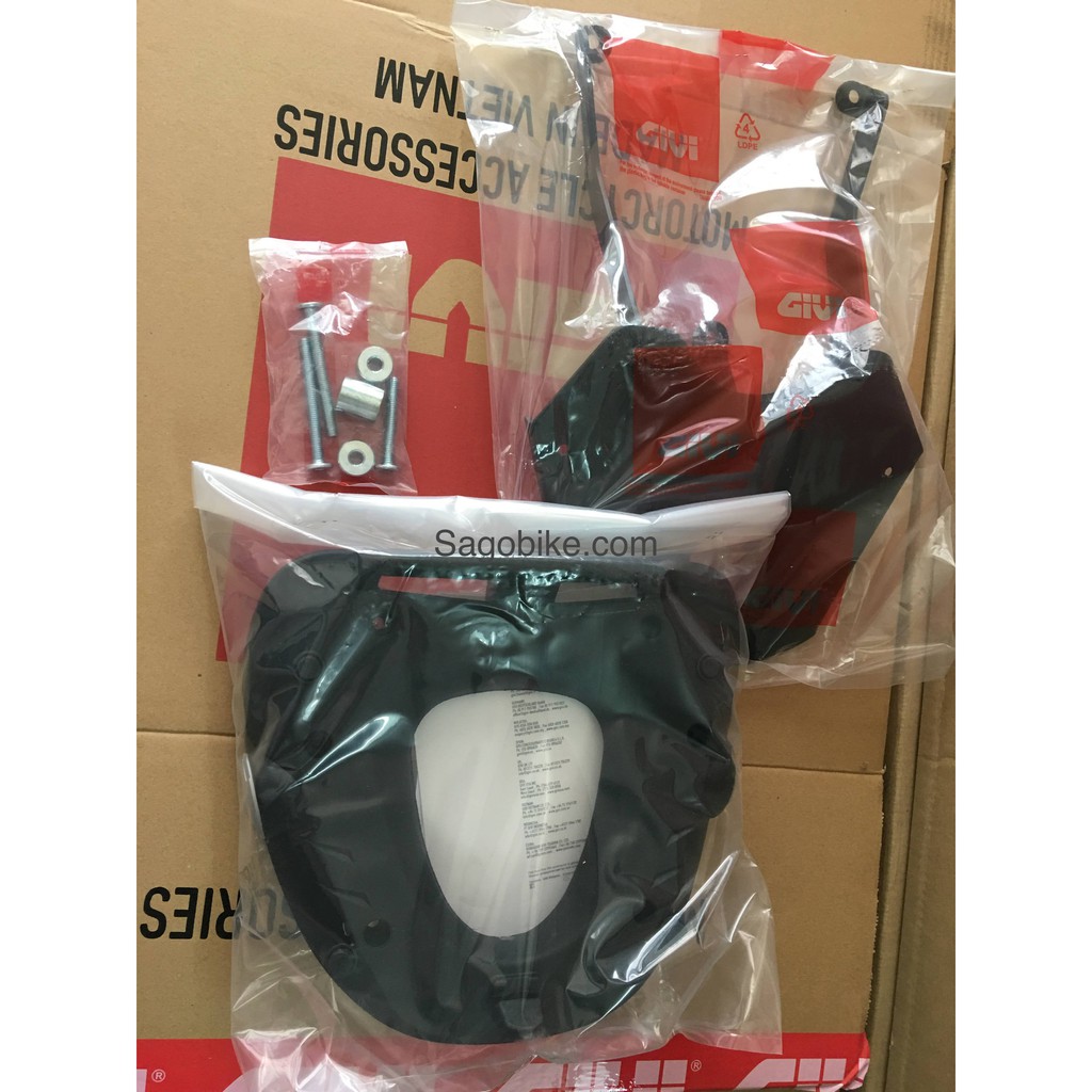 Baga Givi SRV Vario 150 , baga Vario 150 , cảng xe Vario 150 , baga Vario kèm đế M5M và ốc gắn