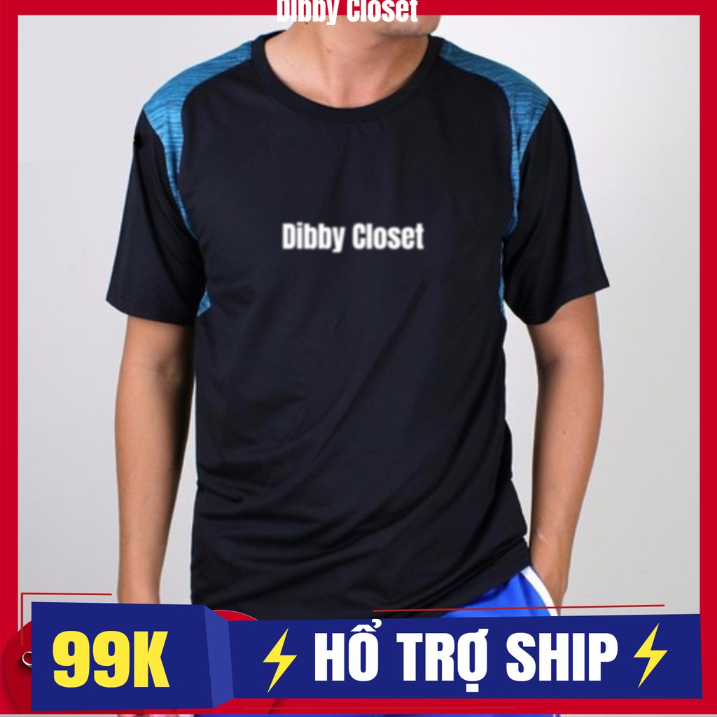 Áo thun nam thể thao vải thun thoáng khí phối vai free size dưới 70kg [ GIAO NGẪU NHIÊN MÀU ] SIÊU SALE !! SIÊU SALE !! | BigBuy360 - bigbuy360.vn
