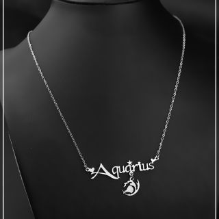 Dây chuyền / vòng cổ inox 12 cung Hoàng Đạo không rỉ sét