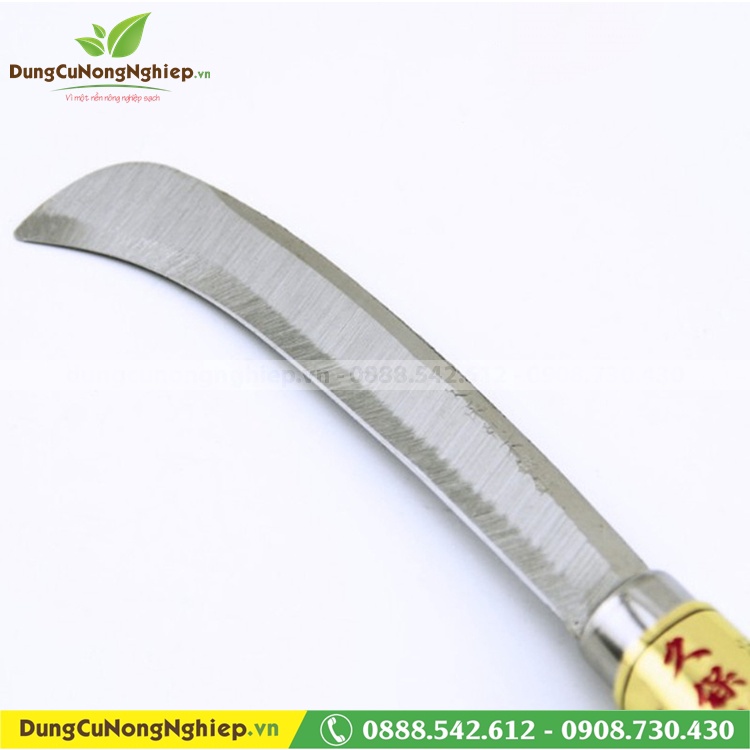 Dao cắt trái cán gỗ ngắn 21cm chuyên dùng cắt gọt trái cây xoài đu đủ táo hồng lê mít