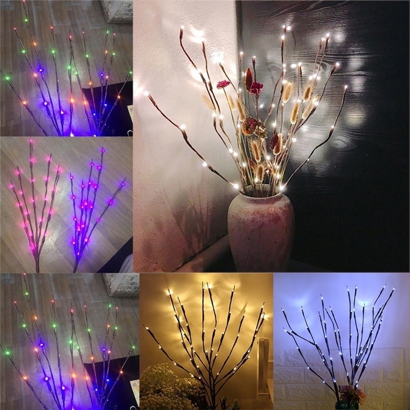 Dây Đèn LED 20/100 Bóng Hình Cành Cây Trang Trí Nhà Cửa/ Tiệc Tùng