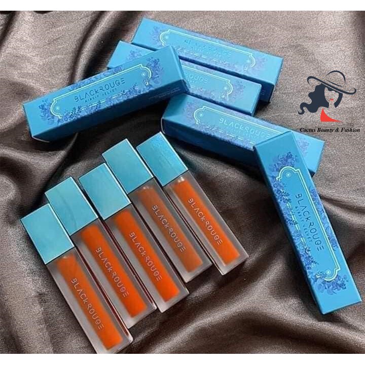 ( New Ver 5 + Ver 6 ) Son kem lì  Black Rouge Air Fit Velvet Tint Color Blueming On Your Lips | Thế Giới Skin Care