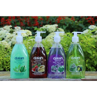 Xà phòng nước dalan sát khuẩn hương trái cây chín và gừng 400ml - dalan therapy liquid hand soap red fruits & ginger