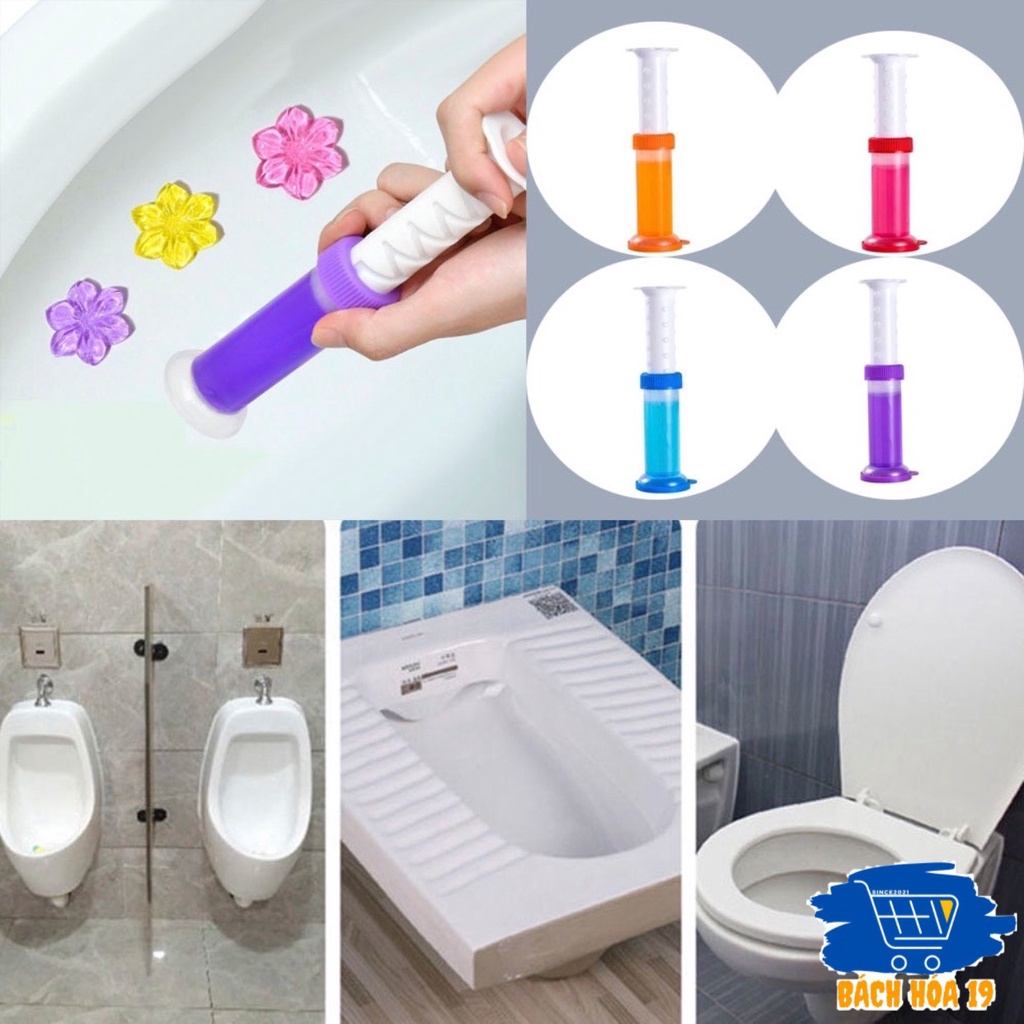 Gel thơm KHỬ KHUẨN, KHỬ MÙI, DIỆT KHUẨN toilet, bồn cầu tiện dụng thông minh với 5 loại hương thơm dễ chịu