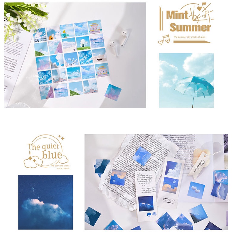 Sticker hộp 46 miếng dán - Những Ngày Tươi Đẹp - Hộp nhãn dán trang trí sổ tay bullet journal - M475