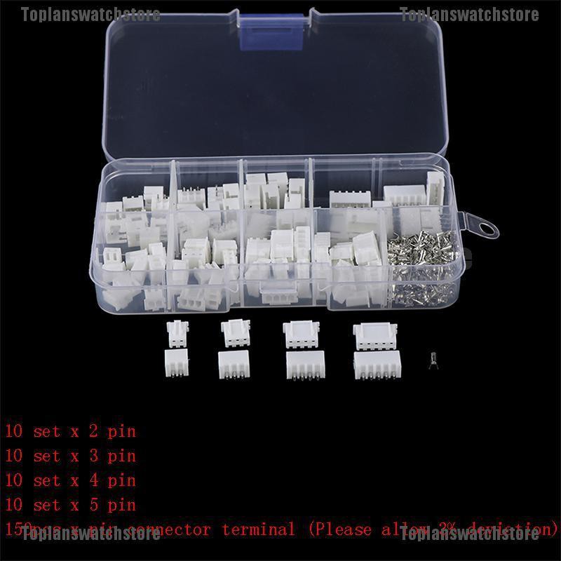 1 Hộp Mạch Phụ Tùng Thiết Bị Đầu Cuối 2 / 3 / 4 / 5Pin XH2.54MM