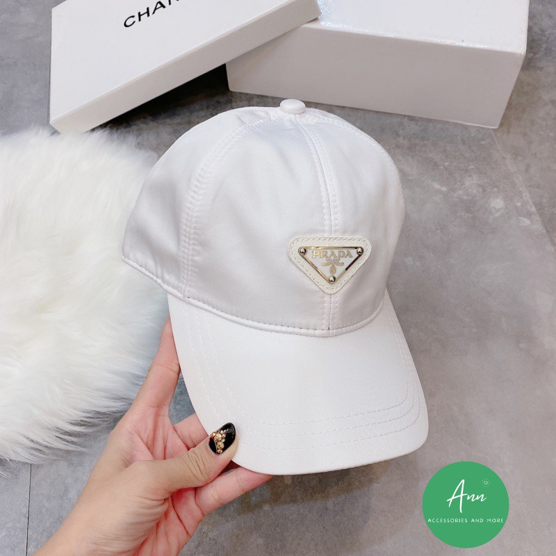[SALE SỐC] Mũ lưỡi trai Prada mới, chất liệu vải gió 2 lớp cao cấp, bảng màu mới trẻ trung, hàng loại 1 full tag