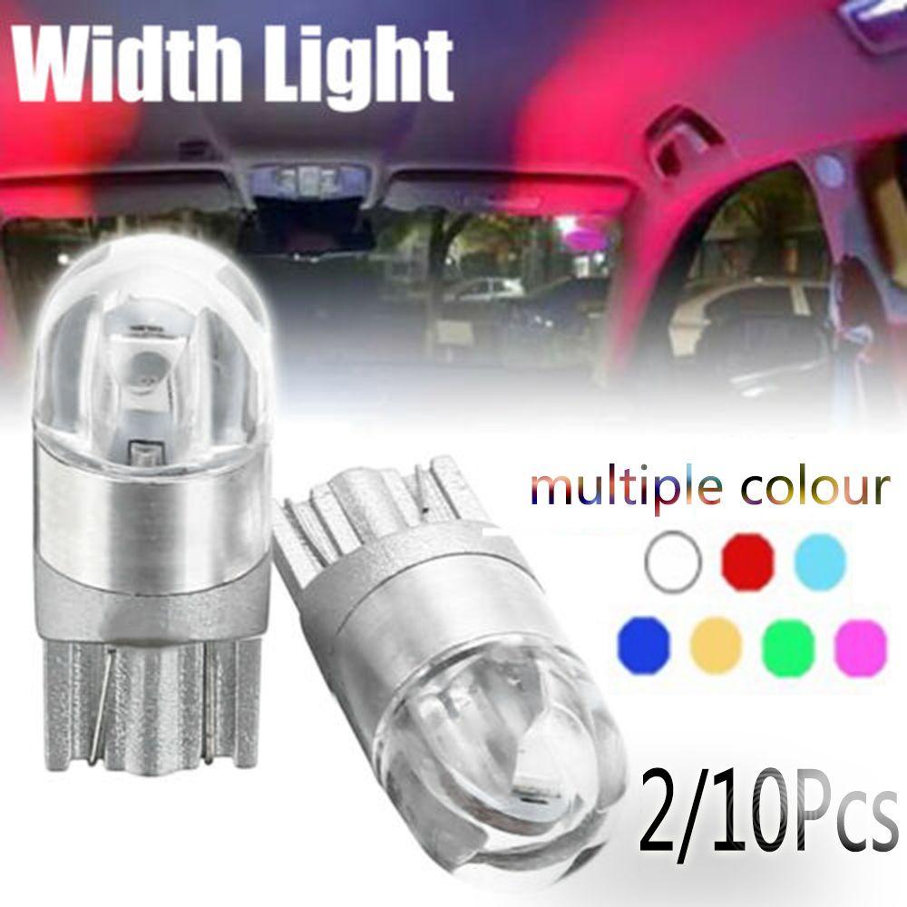 Bóng đèn LED xe Ô tô 3030 2SMD làm đèn biển số mái vòm ánh trắng/vàng/đỏ/xanh dương/xanh lục/xanh băng/hồng W5W