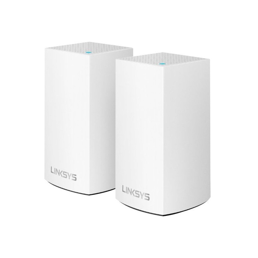 Cục phát wifi mesh [BH 1 ĐỔI 1 TRONG 3 NĂM] Linksys Velop Dual-Band AC2600 (2-Pack) WHW0102