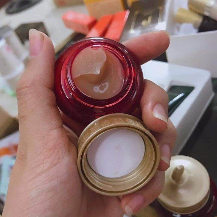 Kem dưỡng lão háo Whoo đỏ Jinyulhyang Intensive Revitalizing Cream 10ml - Cung cấp tân dịch làm sáng, trẻ hóa làn da