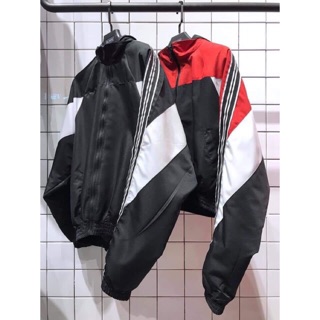 💧Áo Khoác Dù Form Lửng Phối Sọc