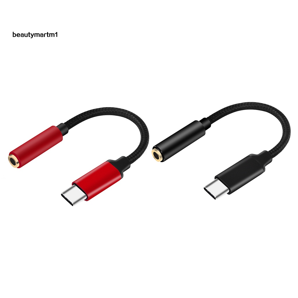 Dây Cáp Chuyển Đổi Cổng Aux Loại C Sang Cổng 3.5mm Cho Điện Thoại Di Động