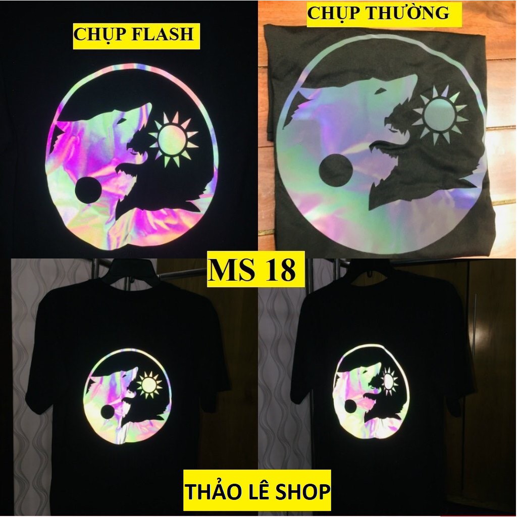 FREESHIP ÁO THUN PHẢN QUANG PHÁT SÁNG NAM NỮ FORM RỘNG - THAO LE SHOP