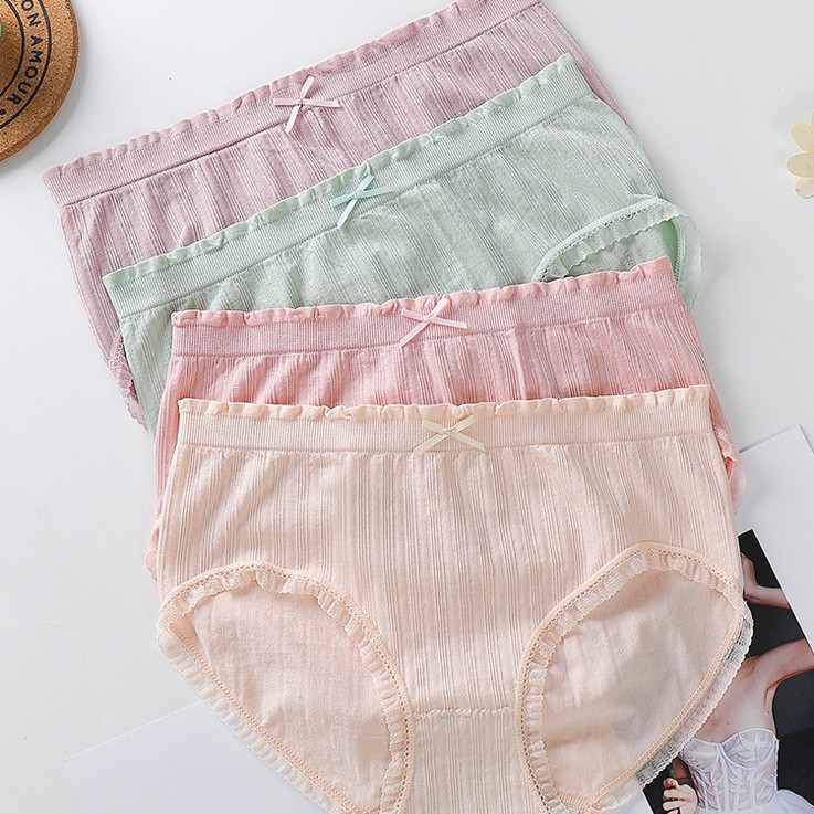 Quần lót nữ cotton không đường may kháng khuẩn đẹp | BigBuy360 - bigbuy360.vn