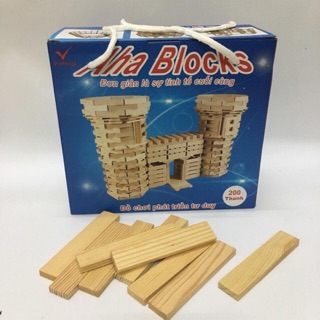 Aha blocks 200 thanh gỗ