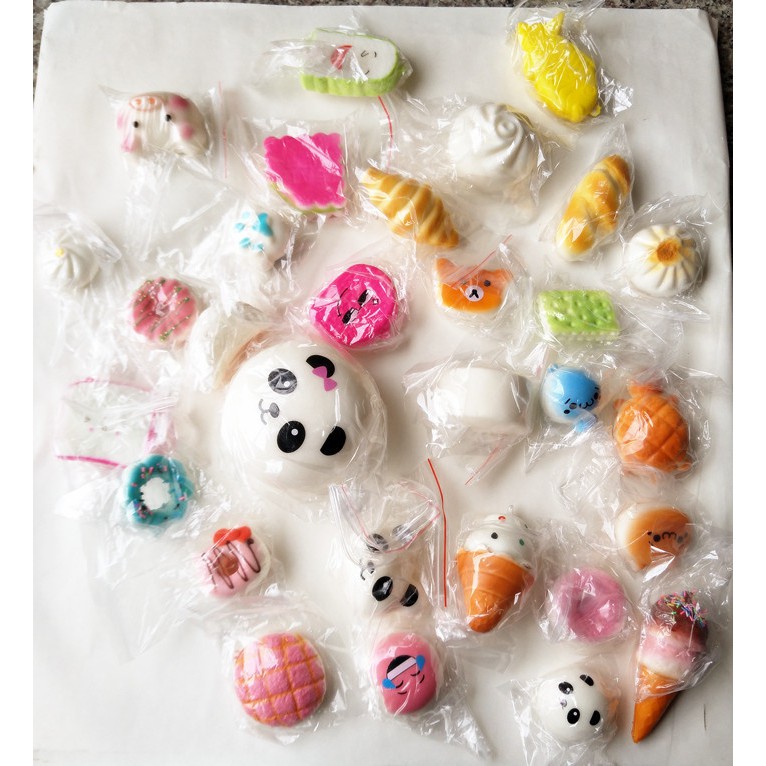 [Rẻ] Combo 10 Squishy kute , bóp cực đã [HN] [Giá Buôn]