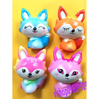 squishy cáo hồ ly dễ thương ( nhiều màu  )