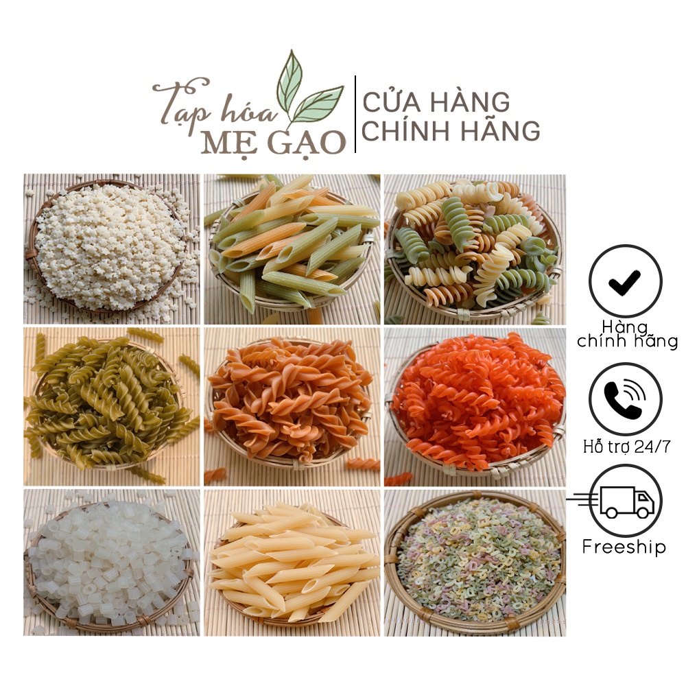 Nui, mì hữu cơ cho bé ăn dặm