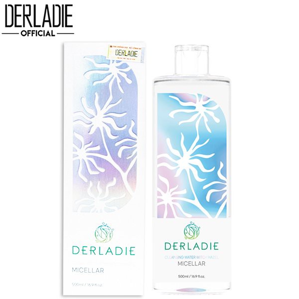 Nước tẩy trang Derladie Cleansing Water WITCH HAZEL 500ml