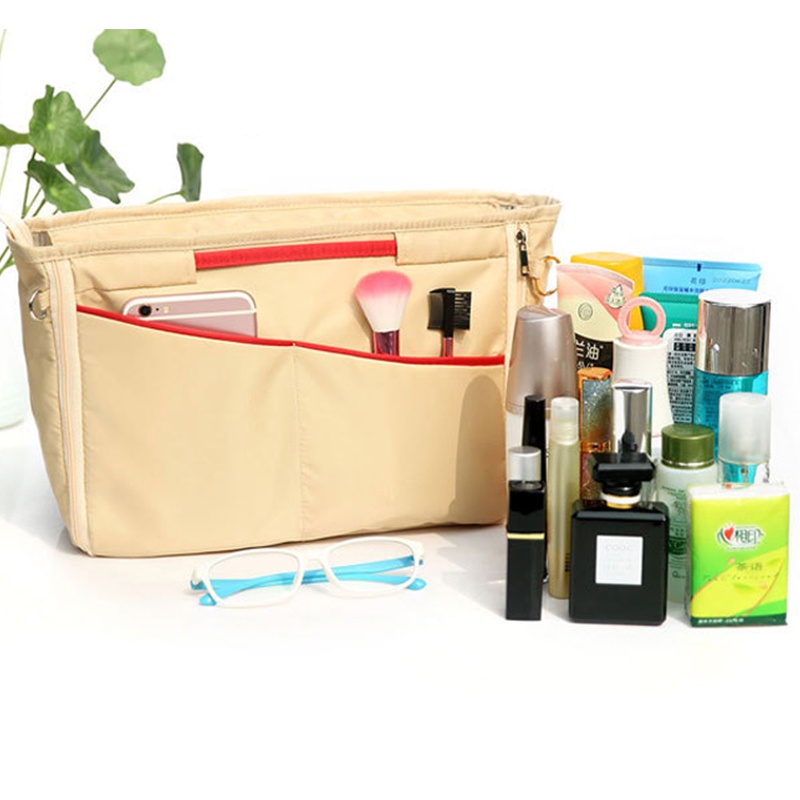 Evertoner Túi Đựng Đồ Trang Điểm Bằng Nylon Cho LV Speedy Neverfull Liner Đáy Có Thể Mở Rộng