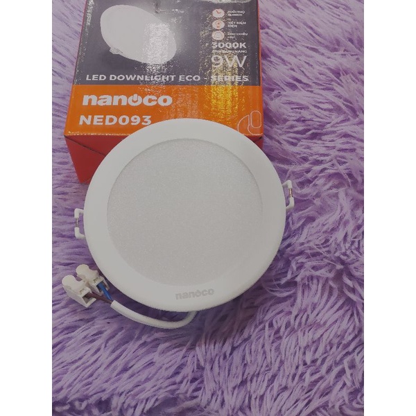 Đèn âm trần d90-9w Nanoco