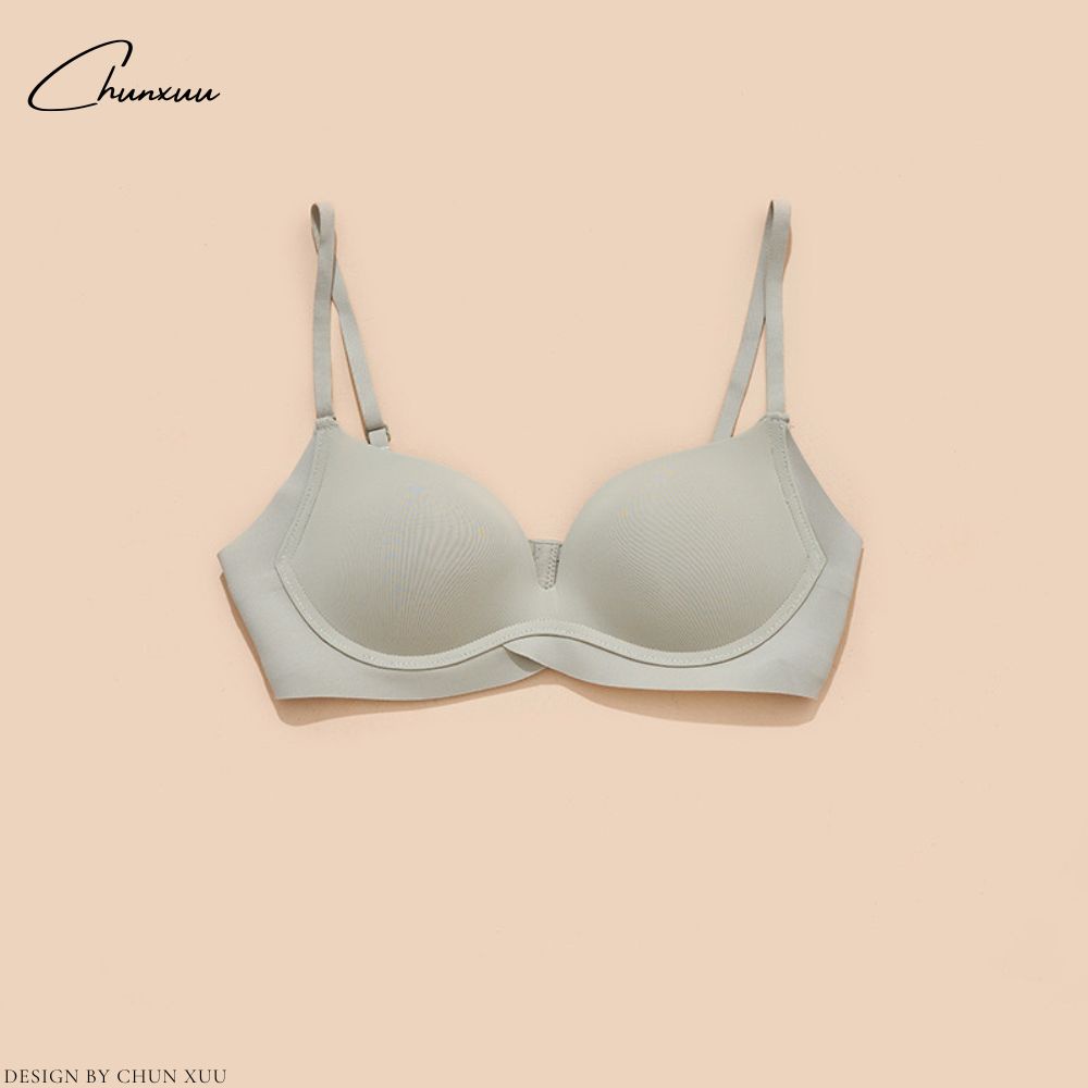Áo lót nữ đệm mỏng không gọng vải su lạnh co dãn mềm mại nâng ngực Chun - AV59