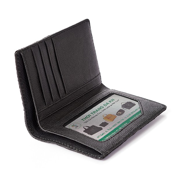 Ví Nam Da Cá Sấu Thật Cao Cấp KN CS1-VI06,Kiểu Dáng Ví Đứng+Tặng Móc Khóa Da Cá Sấu, Hộp Và Túi Giấy Đựng Quà Sang Trọng