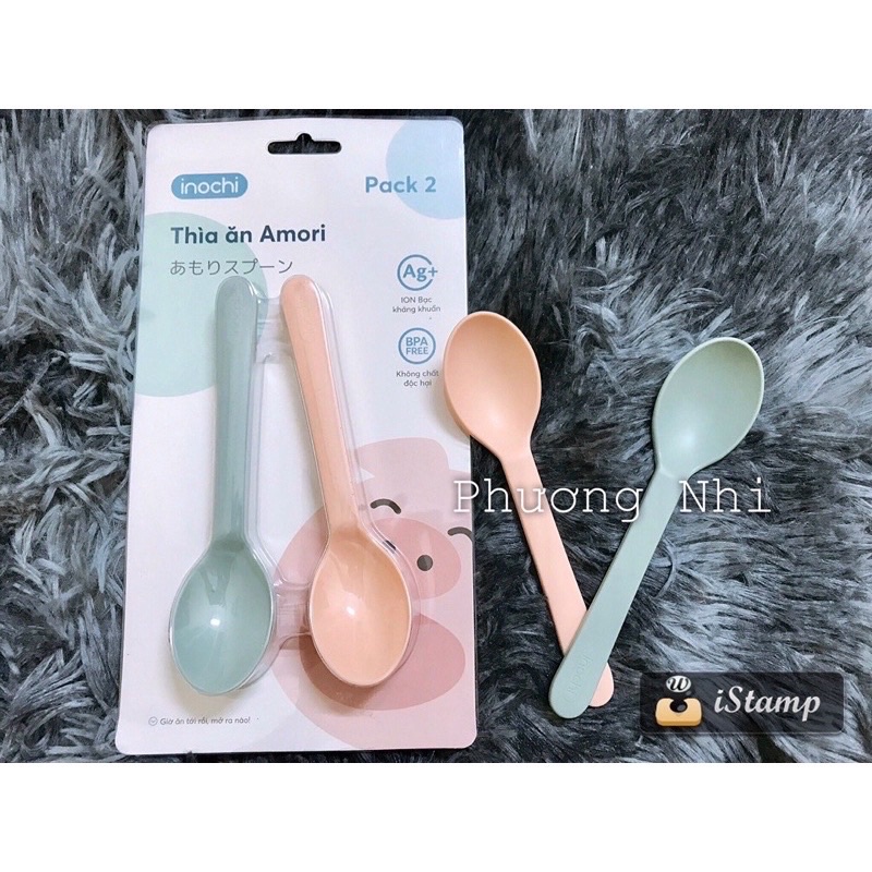 Set thìa tập ăn dặm Amori Inochi cho bé