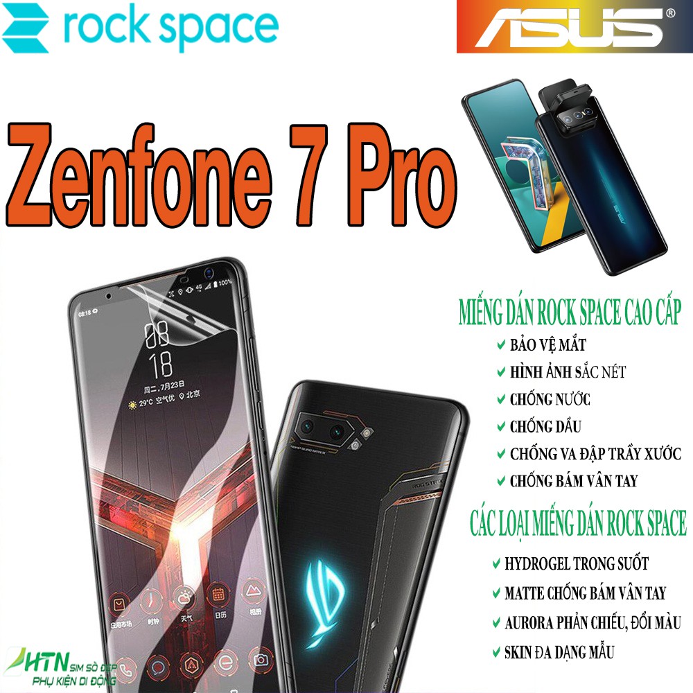 Miếng dán PPF ASUS Zenfone 7 Pro cao cấp rock space dán màn hình/ mặt sau lưng full bảo vệ mắt, tự phục hồi vết xước,…