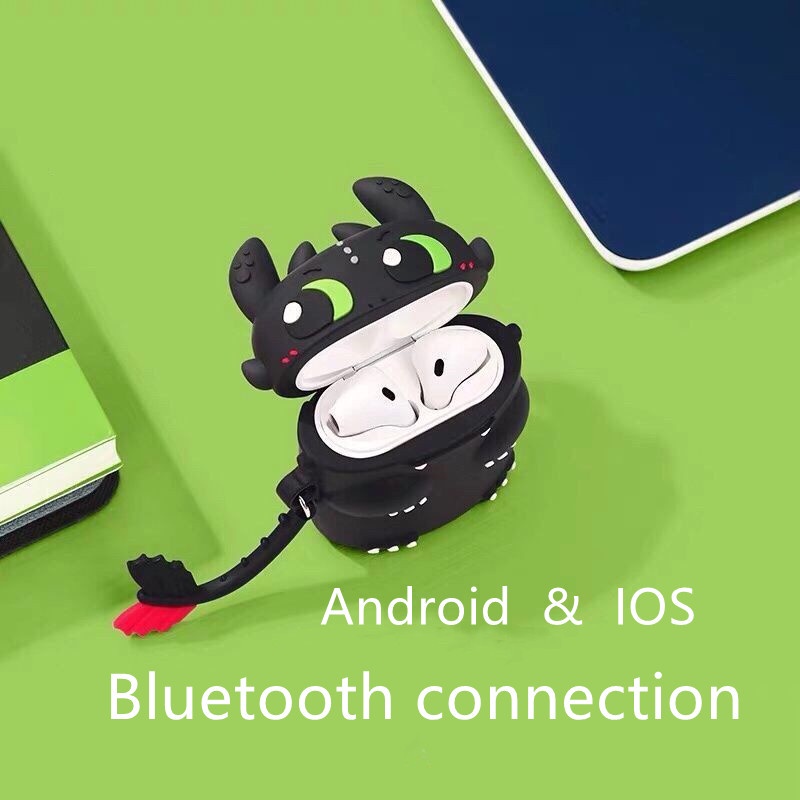 Tai nghe Bluetooth không dây Inpods i12 TWS điều khiển cảm biến âm thanh HIFI cho Android iOS，Vỏ bảo vệ bao đựng tai nghe bluetooth