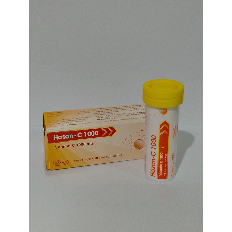 DATE  05/12/2023] VIÊN SỦI HASAN C 1000 TUB 10 VIÊN HỖ TRỢ TĂNG CƯỜNG SỨC ĐỀ KHÁNG CHO CƠ THỂ
