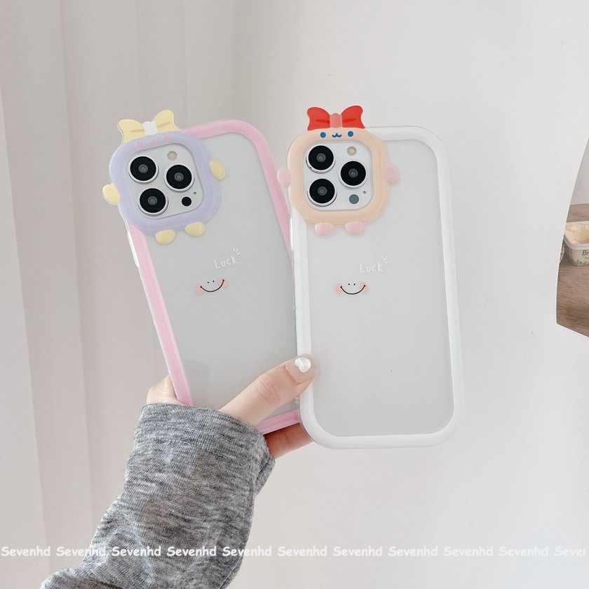 Ốp Điện Thoại Dẻo Họa Tiết Quái Vật Nhỏ Dễ Thương Cho iPhone 14 13 12 11 Pro Max Xs Max Xr X 7 8 6 6s Plus