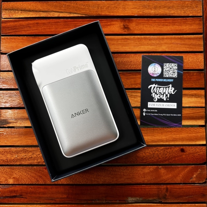 Củ sạc nhanh Anker 733 Fusion 2in1 A1651 kiêm sạc dự phòng dung lượng 10000mah GaNPrime PowerCore 65W