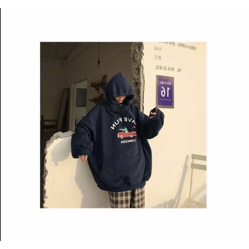 ÁO NỈ NỮ, ÁO HOODIE NỮ CÓ TÚI TRƯỚC, CHẤT VẢI DÀY DẶN FORM RỘNG (hàng có sẵn) | BigBuy360 - bigbuy360.vn