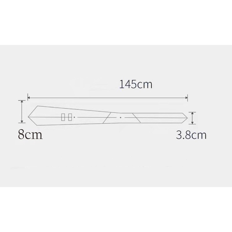 Cà vạt kích thước 8cm bằng polyester thời trang dành cho nam