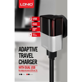 Bộ sạc 2.4A 2 cổng LDNIO A2206