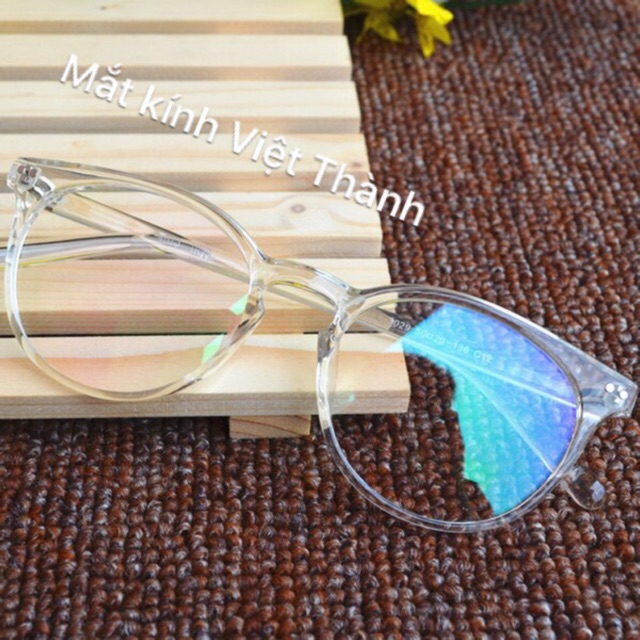 gọng Kính mắt mèo kính cận trong suốt loại tốt lắp được cận viễn loạn theo yêu cầu