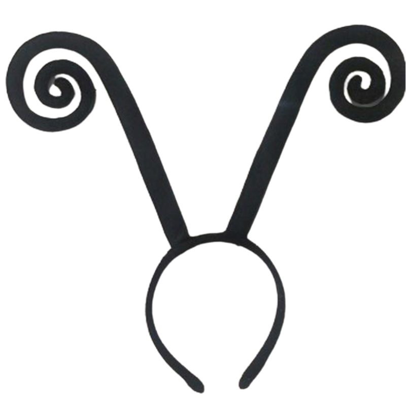 Băng Đô Nhung Đen Hình Con Kiến Hóa Trang Halloween