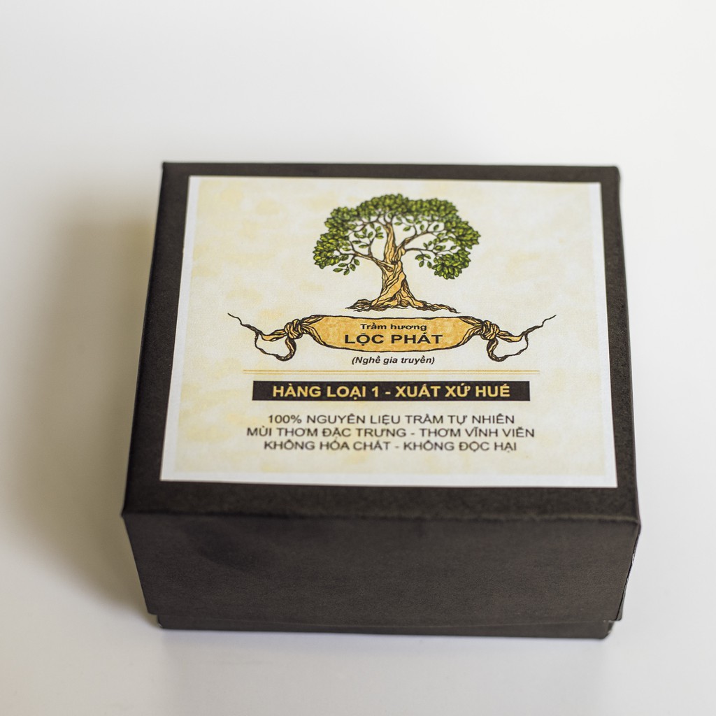 Nụ trầm hương tự nhiên 100% - Trầm Lộc Phát - LOẠI 1 (10 viên/hộp ) | BigBuy360 - bigbuy360.vn
