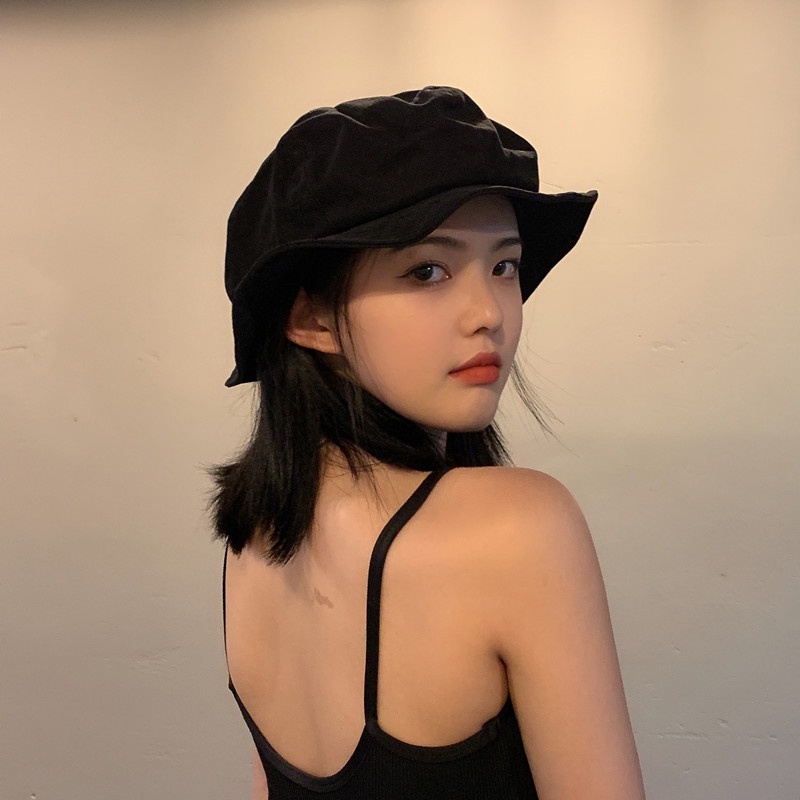 Nón Bucket Che Nắng Phong Cách Nhật Bản Đơn Giản Thời Trang Cho Nữ