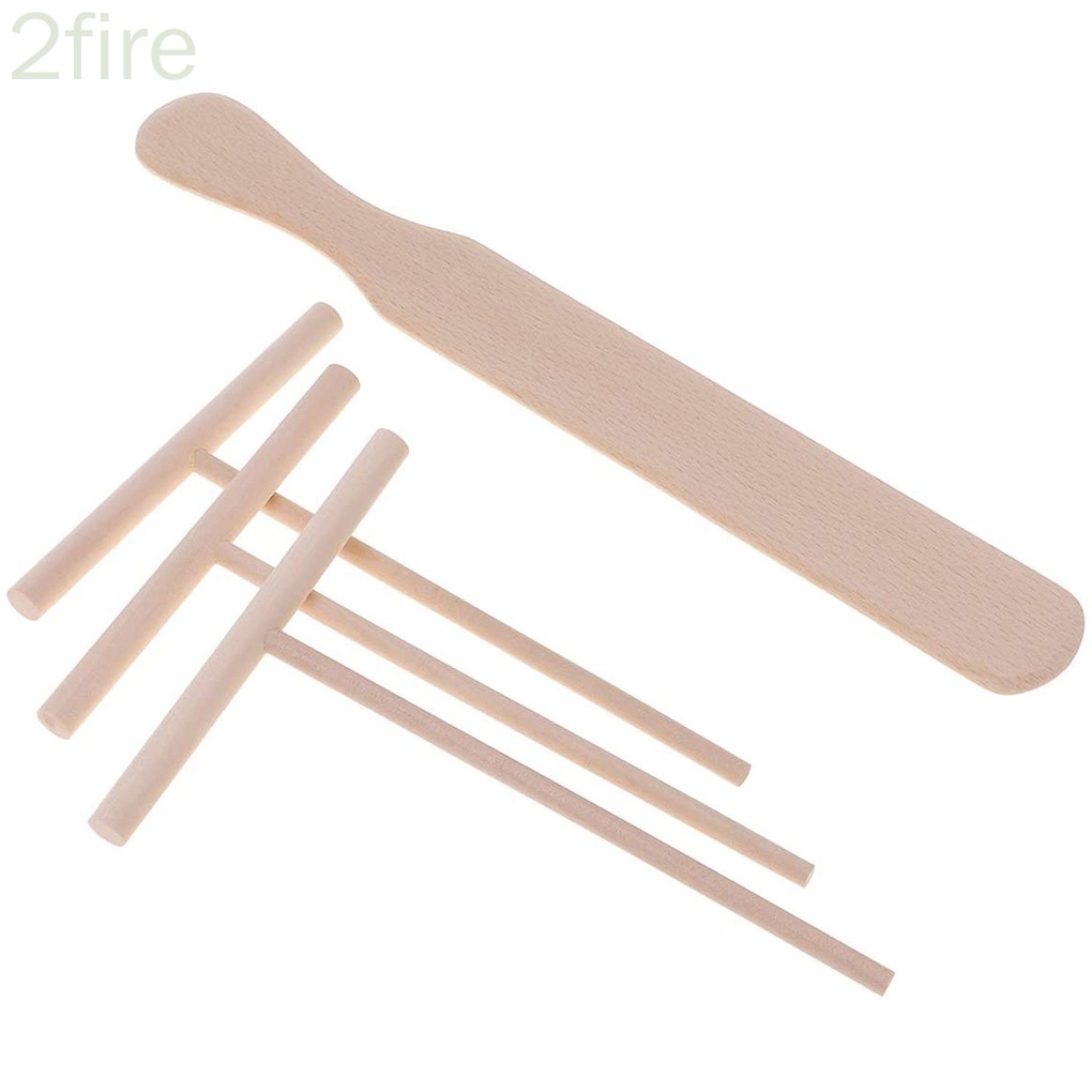 Bộ 4 Dụng Cụ Làm Bánh Crepe Bằng Gỗ
