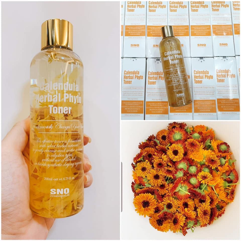 Toner Hoa Cúc SNO Calendula Herbal Phyto nội địa Hàn - Huyenmio