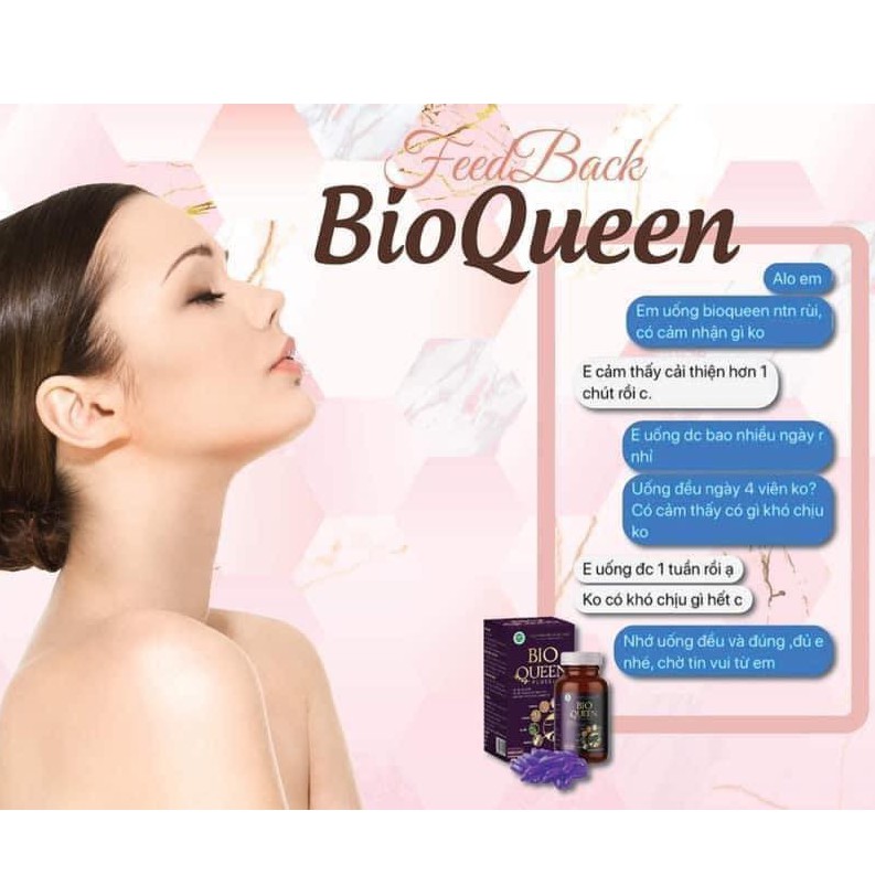 (Hộp 45 viên) BIOQUEEN PLUSS - TĂNG CƯỜNG NỘI TIẾT TỐ NỮ, KHÔ HẠN, LÃO HÓA, ĐẸP DA, GIẢM SẠM NÁM - WOOGROUP | BigBuy360 - bigbuy360.vn