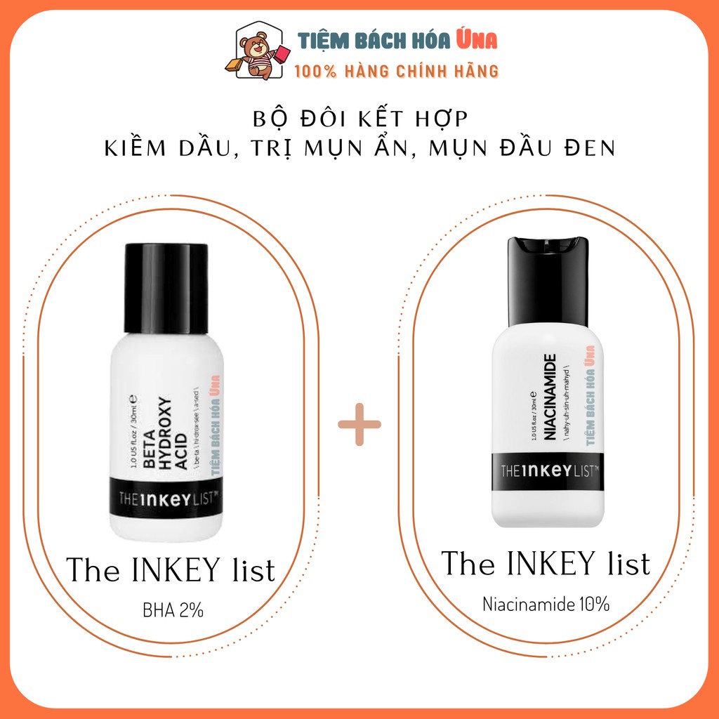 Serum tinh chất tẩy tế bào chết Beta Hydroxy Acid (BHA) The INKEY List  Blemish + Blackhead Serum