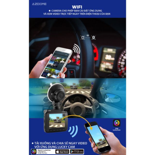 Camera hành trình 4K WIFI GPS Azdome xịn | BigBuy360 - bigbuy360.vn