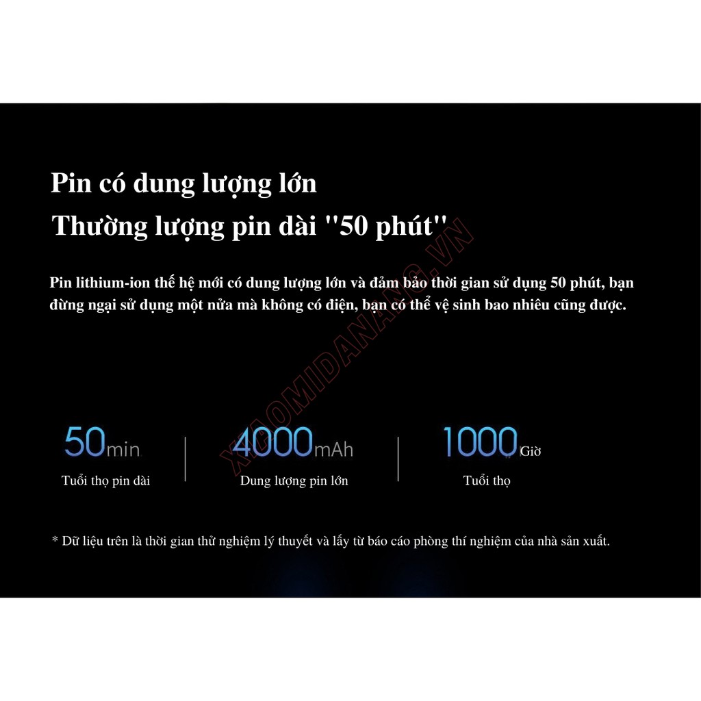 Máy Vệ Sinh Nhà Cửa Thông Minh Xiaomi Mijia Cl99 3 4000mah