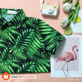 [Yeah1Shop]- Áo sơ mi lá mới (M, L, XL) (SMHH)