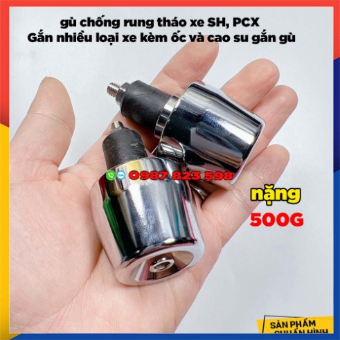 Gù Chống Rung Tay Lái 0.5kg Hàng Zin Tháo Xe SH Lắp Exciter 155 vva Chất Liệu Thép Không Rỉ